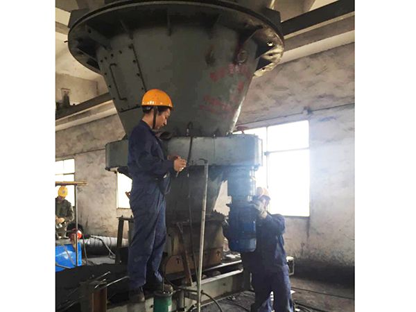 清堵機安裝現場